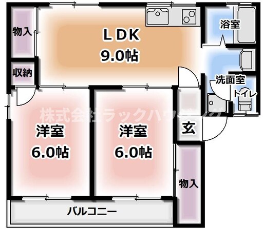 野崎駅 徒歩28分 1階の物件間取画像